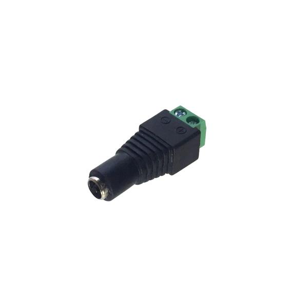 ターミナル式 DCコネクタ メス 5.5mm x 2.1mm 1個