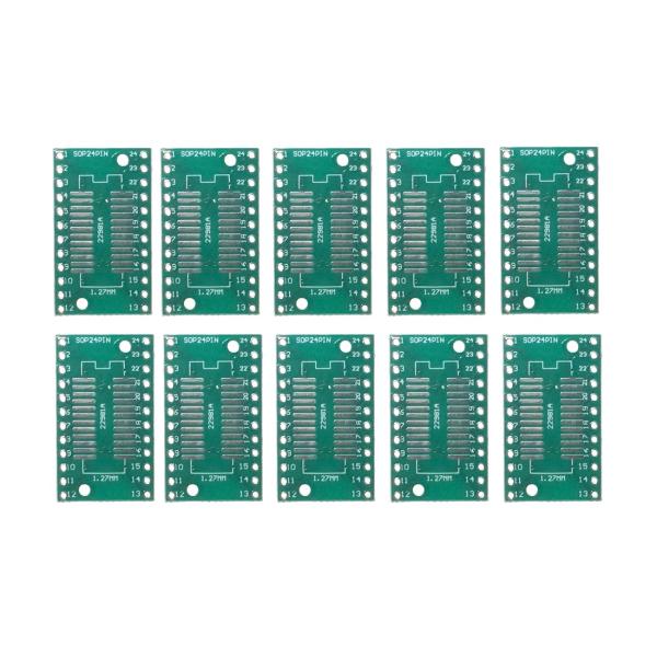 SOP/SSOP 24ピン to DIP24ピン 変換基盤 10枚セット