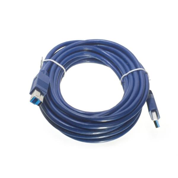 USB3.0 ケーブル5m Type A （オス） to Type B （オス） 標準コネクタ ブル...