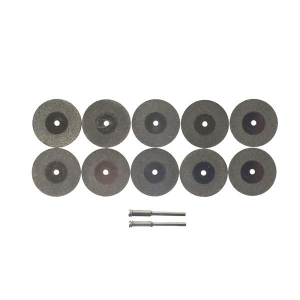 ミニルーター マイクログラインダー 用 ダイヤモンドカッター （直径30mmディスク） 10枚セット...