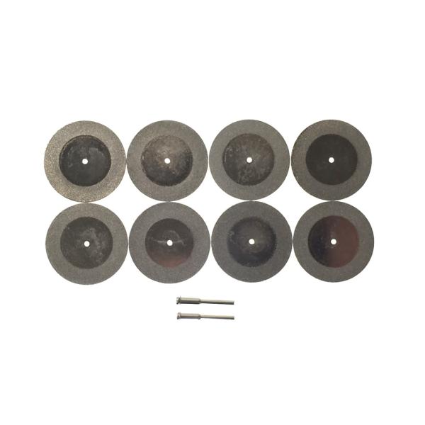 ミニルーター マイクログラインダー 用 ダイヤモンドカッター （直径50mmディスク） 8枚セット ...