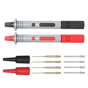 先端交換式用 テスター棒プローブヘッド 太さ標準/極細への交換が可能 4mm径コネクタ対応 様々なテ...