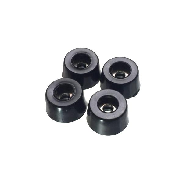 オーディオ/AV機器用 ゴム足 金属ワッシャー付き （4個セット） (上部径24mm 底部径20mm...