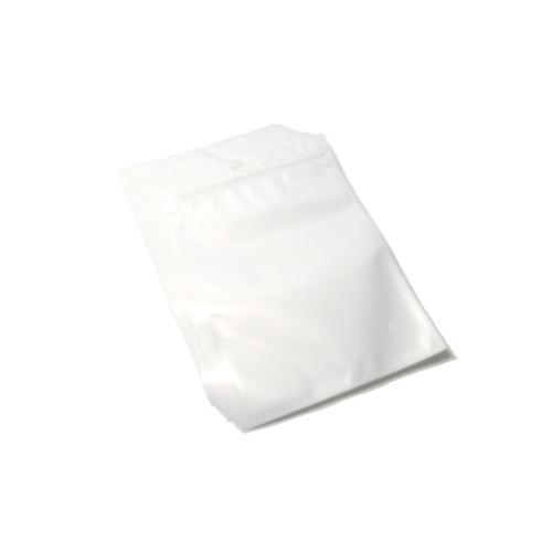 商品パッケージ用 ジッパー付き袋 （前面透明 背面白色） 15cm x 21cm 10枚セット