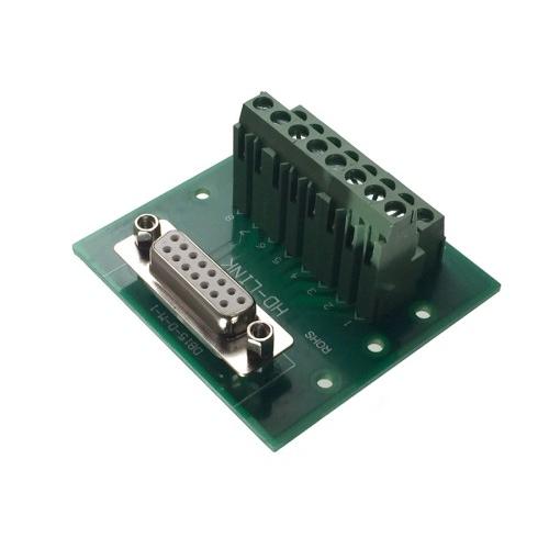 DB15コネクタ（メス） ターミナル 端子台 中継基盤 変換基盤