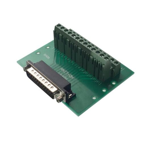 DB25コネクタ（オス） ターミナル 端子台 中継基盤 変換基盤