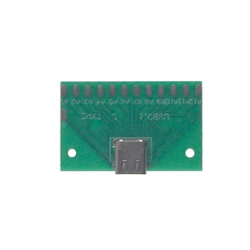 USB-C 3.1コネクタ to パッド変換基盤