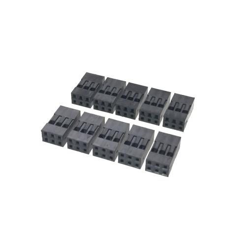 2.54mmピッチ・コネクター （2列6ピン(2x3ピン)メス） 10個セット