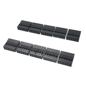 2.54mmピッチ・コネクター （2列8ピン(2x4ピン)メス） 10個セット