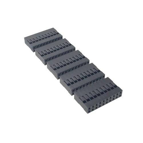 2.54mmピッチ・コネクター （2列20ピン(2x10ピン)メス） 5個セット
