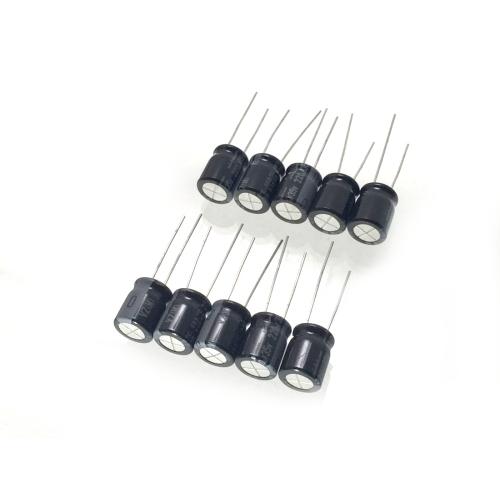 [ニチコン] VZシリーズ アルミ電解コンデンサ 220μF 35V 105℃ （10個セット）