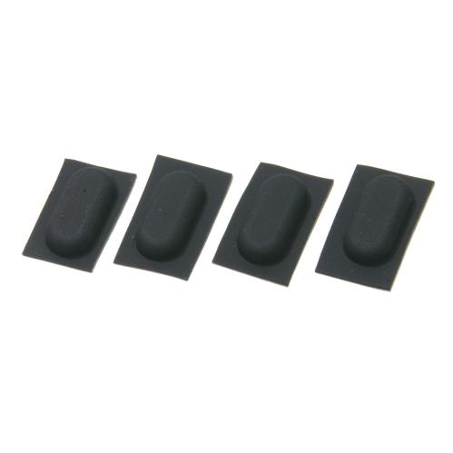 電子機器用 ゴム足 長丸型 粘着シール付き （4個セット） 13mm x 6mm 高さ3mm