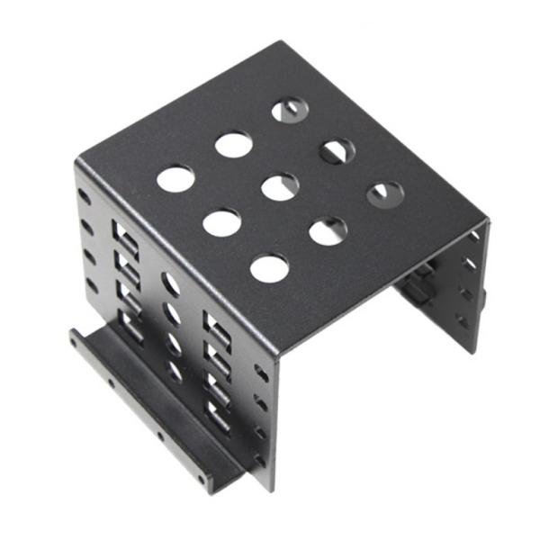 2.5インチ SSD/HDD 4台搭載 3.5インチベイ用 ブラケット アルミ製 ブラック