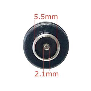 DC電源変換コネクタ 5.5mm x 2.1m...の詳細画像4
