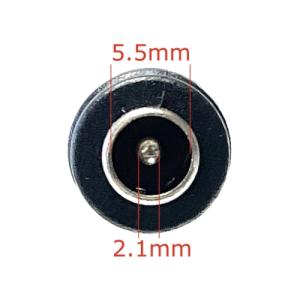 DC電源変換コネクタ 5.5mm x 2.1m...の詳細画像4