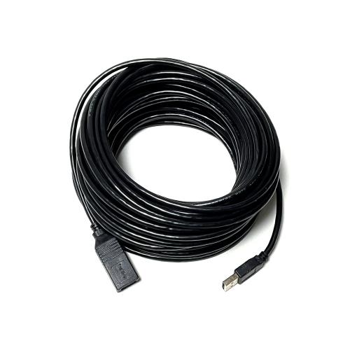 USB2.0 延長ケーブル 長さ20m （ブラック）Type Aコネクタ オス/メス