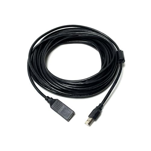 USB2.0 延長ケーブル 長さ10m （ブラック）Type Aコネクタ オス/メス