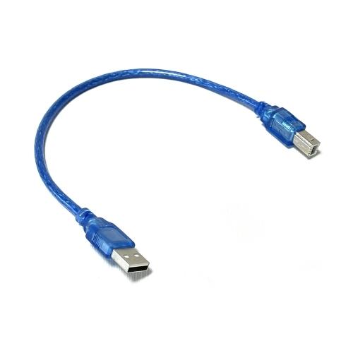 USB2.0 ケーブル 30cm 0.3m Type A （オス） to Type B （オス） 標...