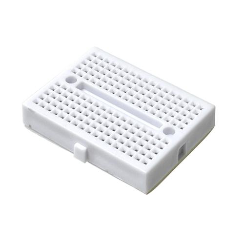 小型ブレッドボード 34.5mm x 46mm 170ホール 1個（ホワイト）