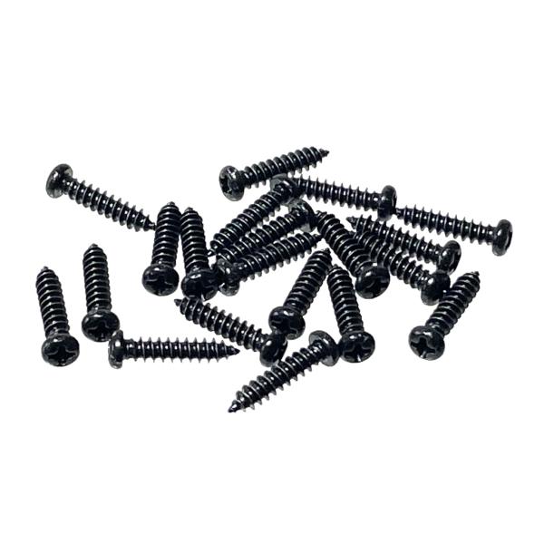【20本セット】ナベ頭タッピングネジ M2.5〜M2.8 長さ10mm〜12mm ブラック