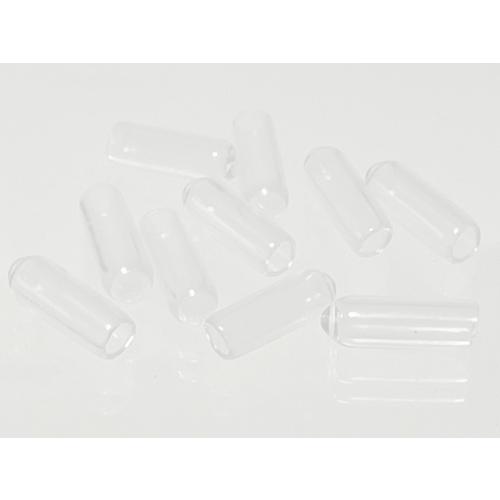 先端保護キャップ 内径4.0mm PVC クリア 10個セット