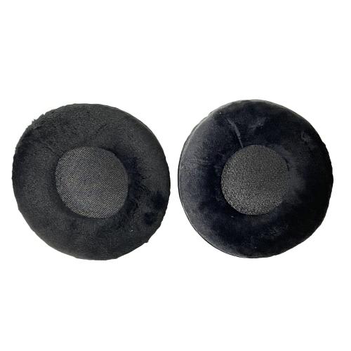 ヘッドホン 修理交換用 イヤーパッド 円形 ムレにくい ベルベット調 直径95mm用 2個セット