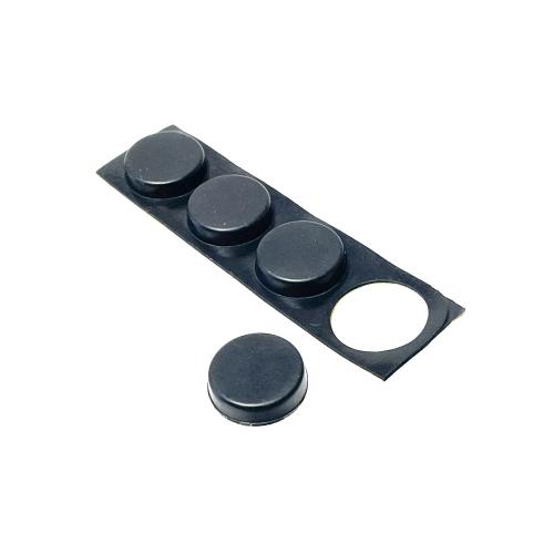 電子機器用 ゴム足 丸型 粘着シール付き （4個セット） 直径20mm 高さ5mm