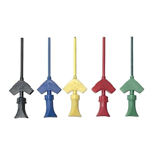 ICクリップ グラバークリップ テストクリップ （5色セット） 2.54mmピッチ ピンヘッダ・ジャ...