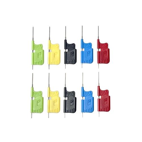 マイクロICクリップ 10本セット グラバークリップ 0.3mmピッチIC対応 グリップ付