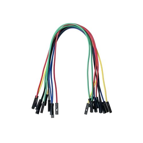 2.54mmピッチ ジャンパーワイヤー （メス-メス） 長さ20cm （10本セット）