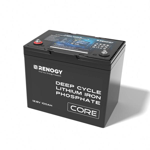 Renogy CORE シリーズ 12.8V 100AH リン酸鉄リチウムイオンバッテリー 大容量 ...