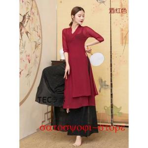 古典舞踊ダンス衣装 レディース大人中国民族風ダ...の詳細画像1