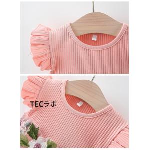 送料無料 ベビー服 ワンピース かわいい 飛袖...の詳細画像5