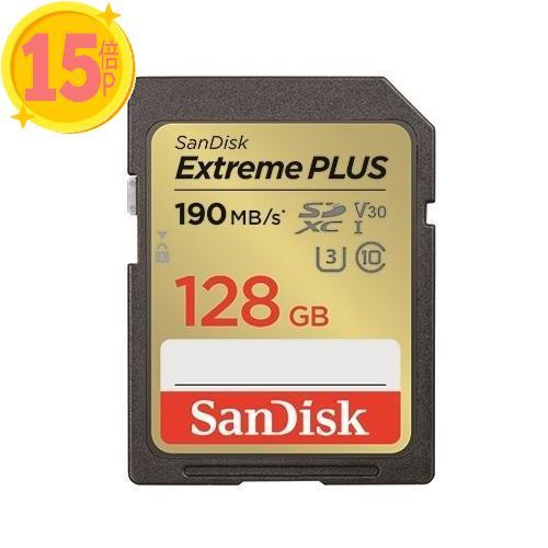 5個セット サンディスク Extreme PLUS SDXC UHS-Iカード 128GB SDSD...