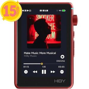 HiBy デジタルオーディオプレイヤー(レッド) Music R3 II RED 15倍P