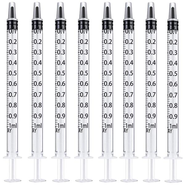 シリンジ  ペットの 給水や 餌やり1ml 30本セット 工業・ホビー用