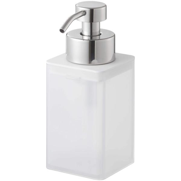 山崎実業 Yamazaki  詰め替え用 ディスペンサー 泡タイプ ホワイト 約W7XD9.5XH1...