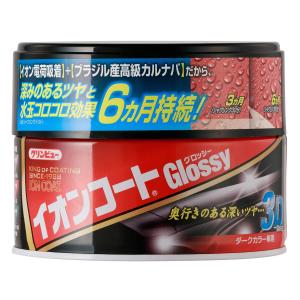 イチネンケミカルズ Ichinen Chemicals 車用 ボディーWAX クリンビュー イオンコートグロッシー ダークカラー 200g 163