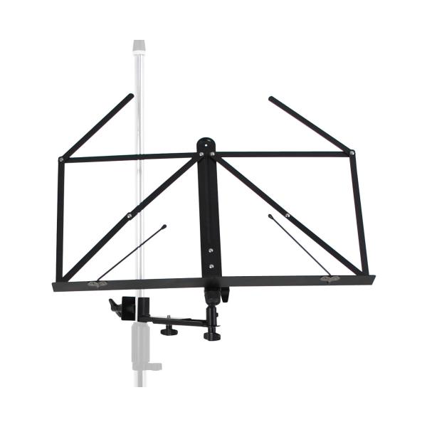 KC 譜面台 マイクスタンド用 MS-170/BK ブラック