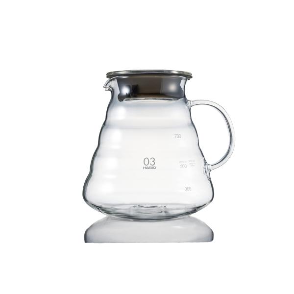 HARIO ハリオ  V60グラスサーバー800クリア 800ml 2~6杯用 電子レンジ可 XGS...
