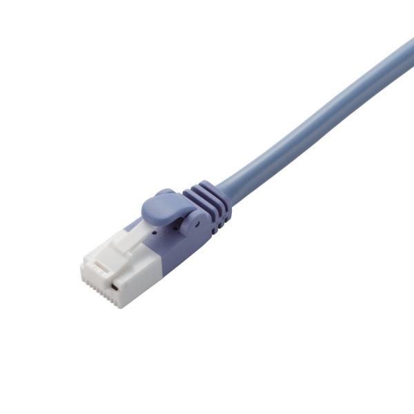 エレコム クロスLANケーブル 1m ツメが折れない CAT5e ブルー LD-CTXT/BU10