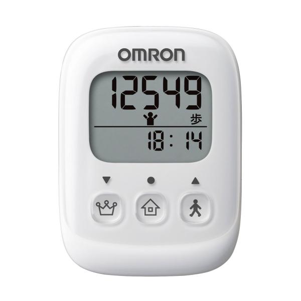 オムロン OMRON  歩数計 ホワイト HJ-325-W