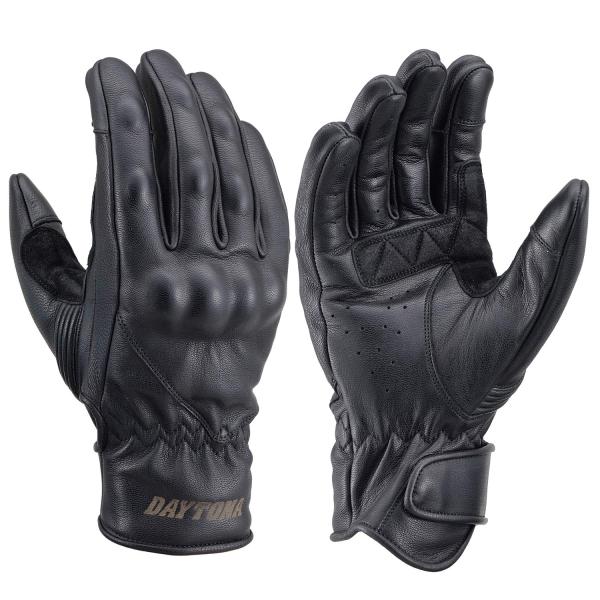 デイトナ Daytona  バイク用 グローブ 春夏秋冬 本革 ヤギ革  スマホ対応 ソフトプロテク...
