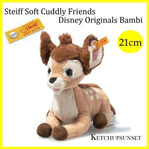 シュタイフ　テディベア バンビ ソフトカドリーフレンズ　Steiff Bambi Soft Cuddly Friends　ディズニー　ぬいぐるみ　バンビのぬいぐるみ｜teddy