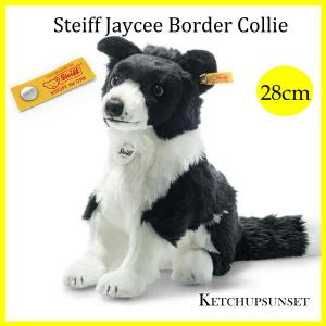 シュタイフ　テディベア  ボーダーコリーのジェイシー　Steiff Jaycee Border Collie 犬のぬいぐるみ　ボーダーコリー　いぬ　イヌ　ぬいぐるみ｜teddy