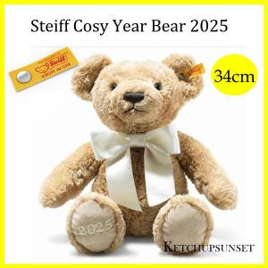 【発売前予約商品】シュタイフ テディベア Steiff イヤーベア 2025 テディベア STEIFF COSY YEAR BEAR 2025　くまのぬいぐるみ　ふわふわ　ギフト　プレゼント｜teddy