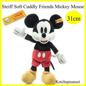 シュタイフ　テディベア ミッキーマウス　ソフトカドリーフレンズ　Steiff Mickey Mouse Soft Cuddly Friends　ディズニー　ぬいぐるみ