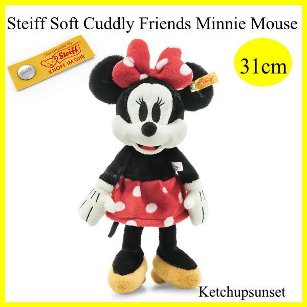 シュタイフ　テディベア ミニーマウス　ソフトカドリーフレンズ　Steiff Minnie Mouse...