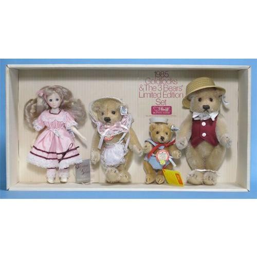 SALE！！テディベア シュタイフ　1985年 アメリカ 限定 GoldilocksBears wi...