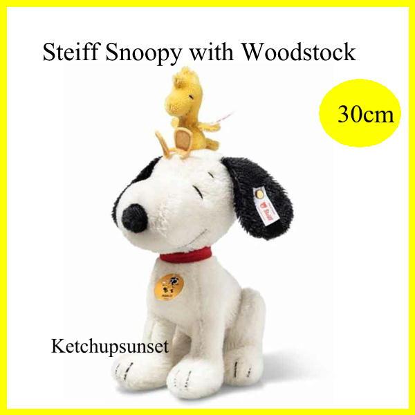シュタイフ テディベア Steiff Snoopy with Woodstock 2025年世界限定...